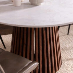 Alani Round Marble Dining Table -Housing Units Shop 242ba00069156d9d9862c879576c7327