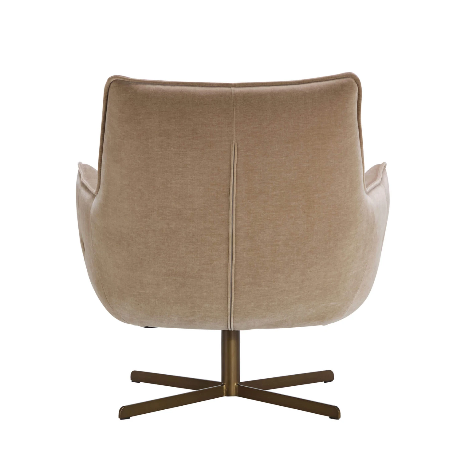 Atlas Fawn Fabric Swivel Chair 6 Atlas Fawn Fabric Swivel Chair - Image 4