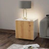 Frank Olsen Intelligent White Gloss & Oak Side Table 1 Frank Olsen Intelligent White Gloss & Oak Side Table -Housing Units Shop 250610fe76d4af771e7ddc6f88cc2fca