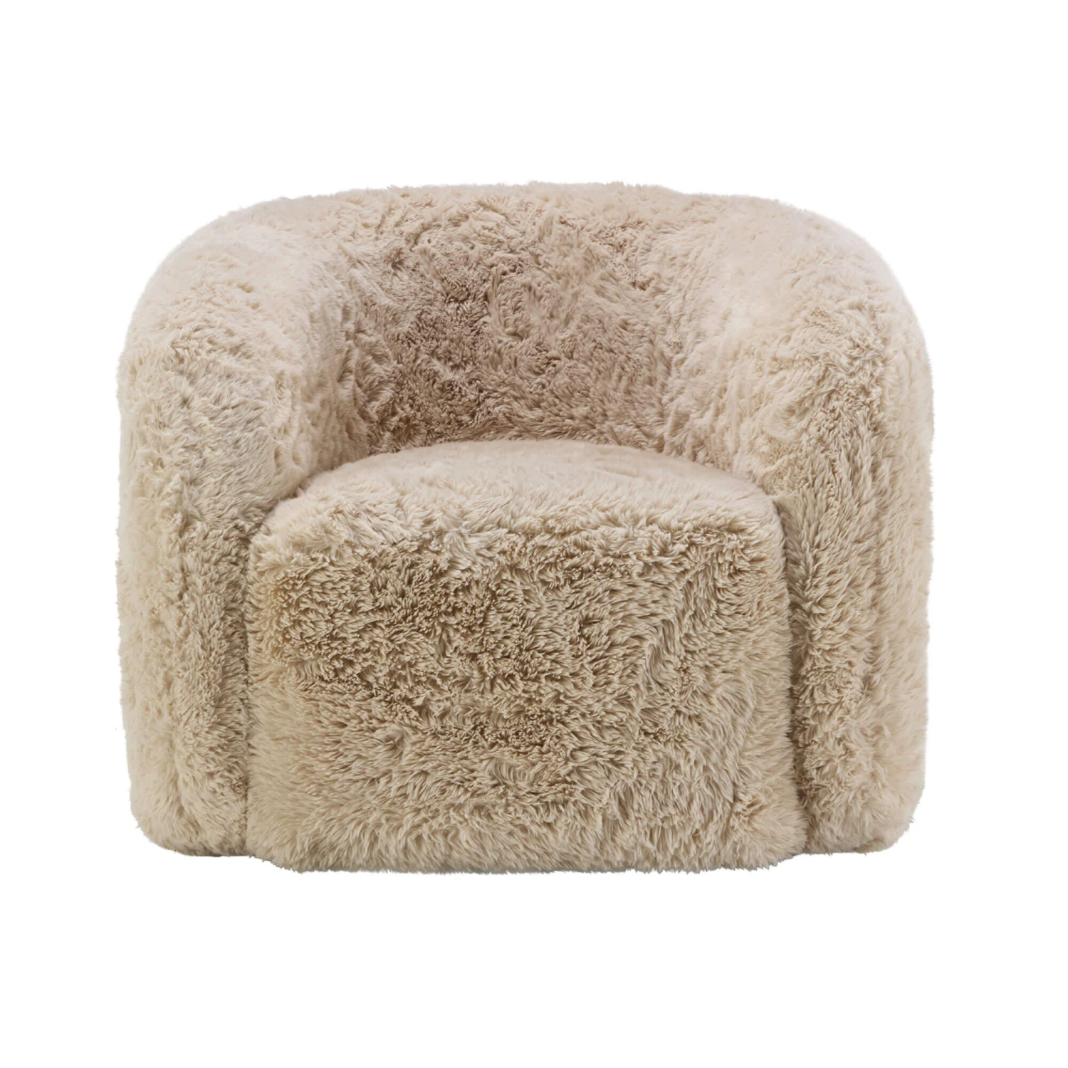 Maya Sand Beige Faux Sheepskin Accent Armchair 3 Maya Sand Beige Faux Sheepskin Accent Armchair