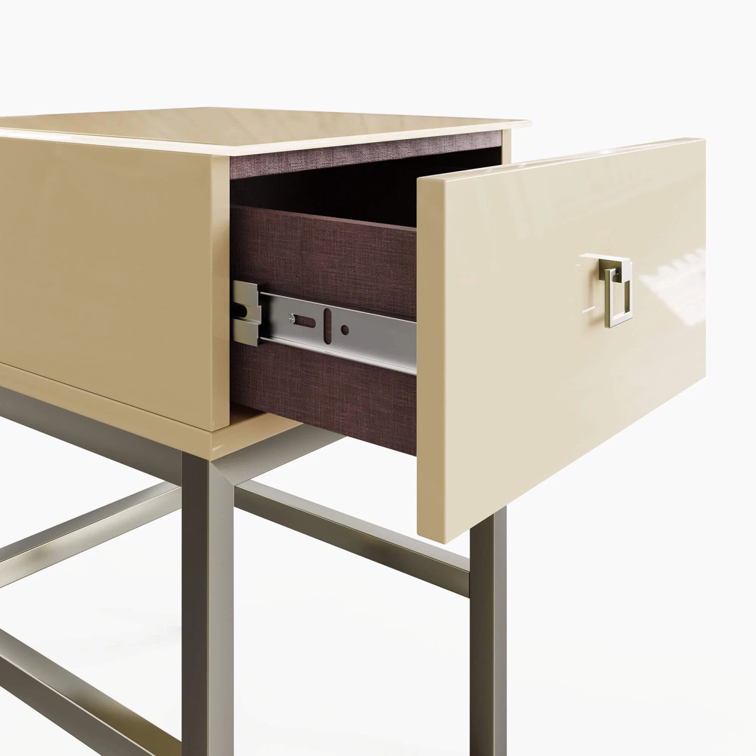 Frank Olsen Lyra Antique White Lamp Table 9 Frank Olsen Lyra Antique White Lamp Table - Image 7