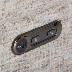 Marco Greige Fabric Power Glider Recliner Chair -Housing Units Shop 27c2d79bfcd7d360b53f87f9c4d221d0