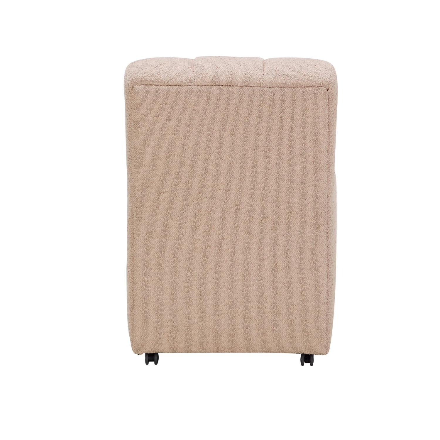 Albana 120cm Round Travertine Effect Dining Table & 4 Comfort Mink Dining Chairs 11 Albana 120cm Round Travertine Effect Dining Table & 4 Comfort Mink Dining Chairs - Image 9