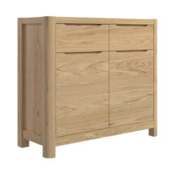 Stockholm Light Oak Compact 2 Door 2 Drawer Sideboard -Housing Units Shop 289930666c87327a3f1e79662985be86