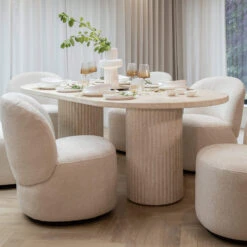 Albana Oval Travertine Effect Dining Table -Housing Units Shop 2a22bbc1a69911d80c1b2e330d3a9342 1