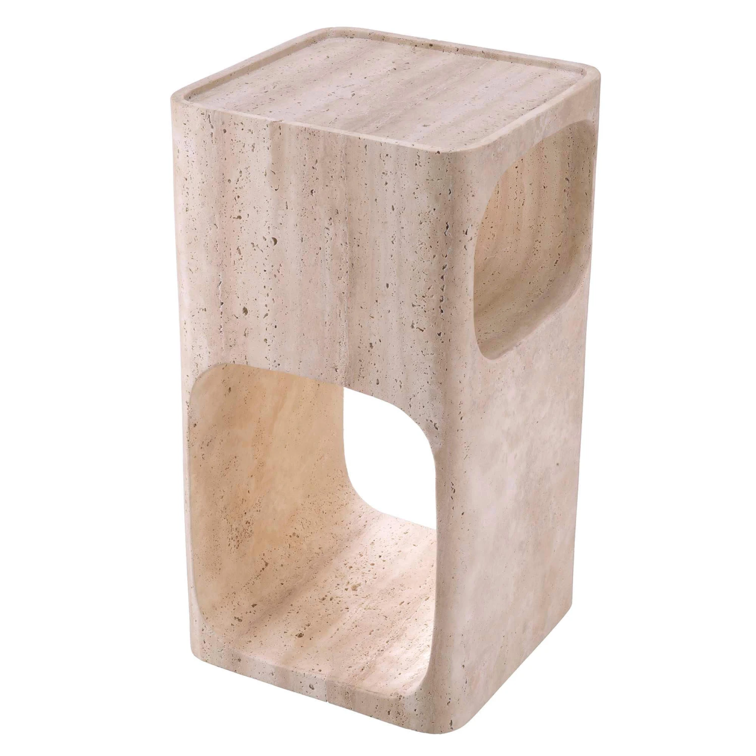 Eichholtz Adler Side Table Travertine 4 Eichholtz Adler Side Table Travertine - Image 2
