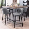 Toby Grey Faux Leather Counter Bar Stool -Housing Units Shop 2c01ff12af88ea6e9f782985af0c6805