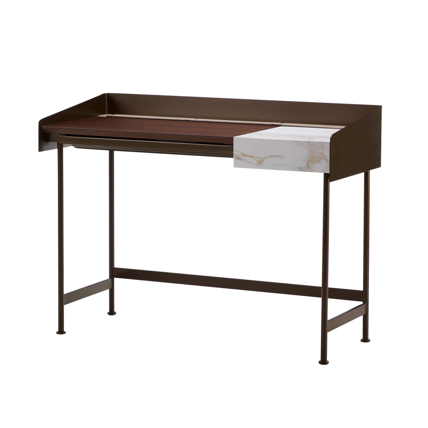 Bontempi Secret Lacquered Dark Brown Desk 3 Bontempi Secret Lacquered Dark Brown Desk