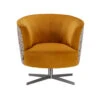 Orla Kiely Lily Ochre Velvet Swivel Accent Chair With Contrast Floral Pattern Back 1 Orla Kiely Lily Ochre Velvet Swivel Accent Chair With Contrast Floral Pattern Back -Housing Units Shop 2d1be015fd806048300312710a449208 1