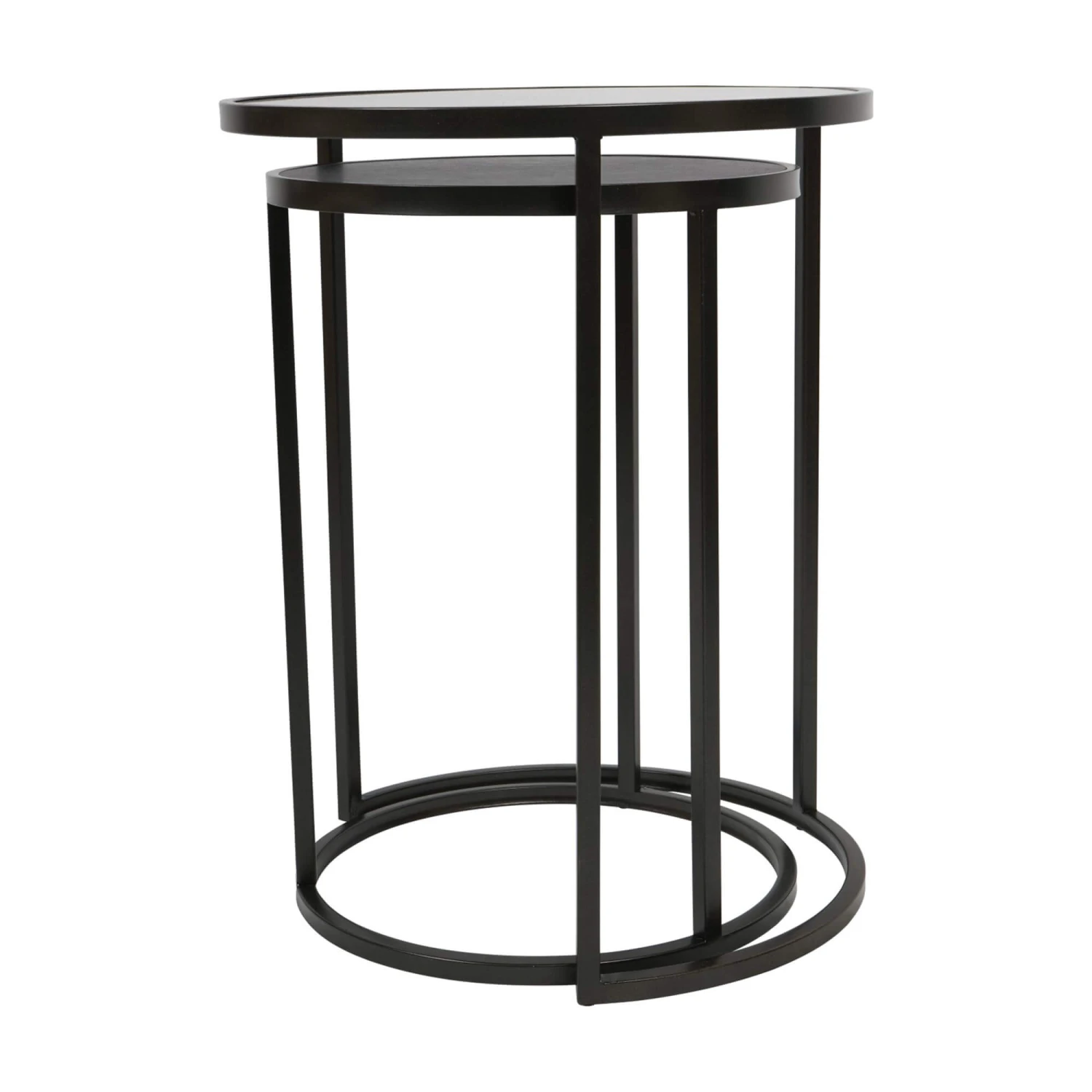 Libra Turner Set Of 2 Round Nesting Side Tables 4 Libra Turner Set Of 2 Round Nesting Side Tables - Image 2