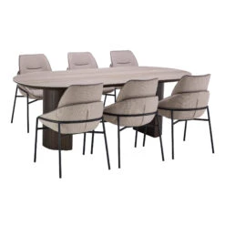 Belfort 220cm Brown Dining Table 17 Belfort 220cm Brown Dining Table -Housing Units Shop 2e6f091851b9c9de933c2434795a88a1