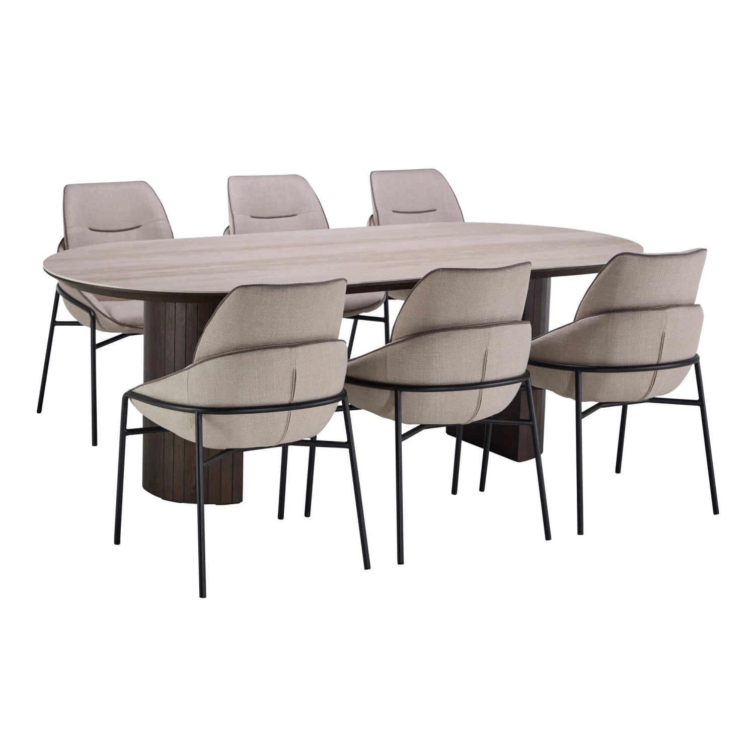 Belfort 220cm Brown Dining Table 10 Belfort 220cm Brown Dining Table - Image 8