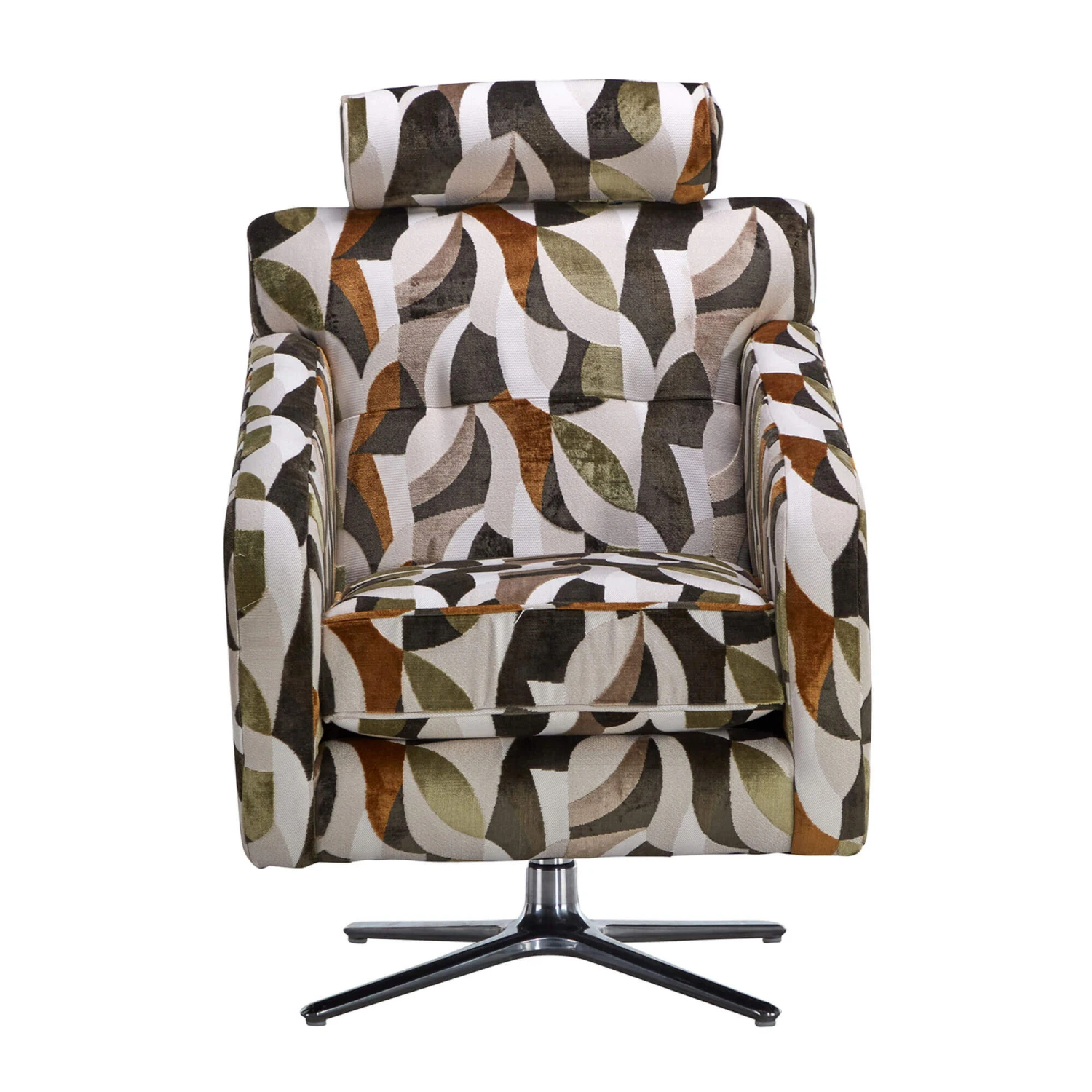 Filton Coffee Audley Velvet Swivel Chair 3 Filton Coffee Audley Velvet Swivel Chair