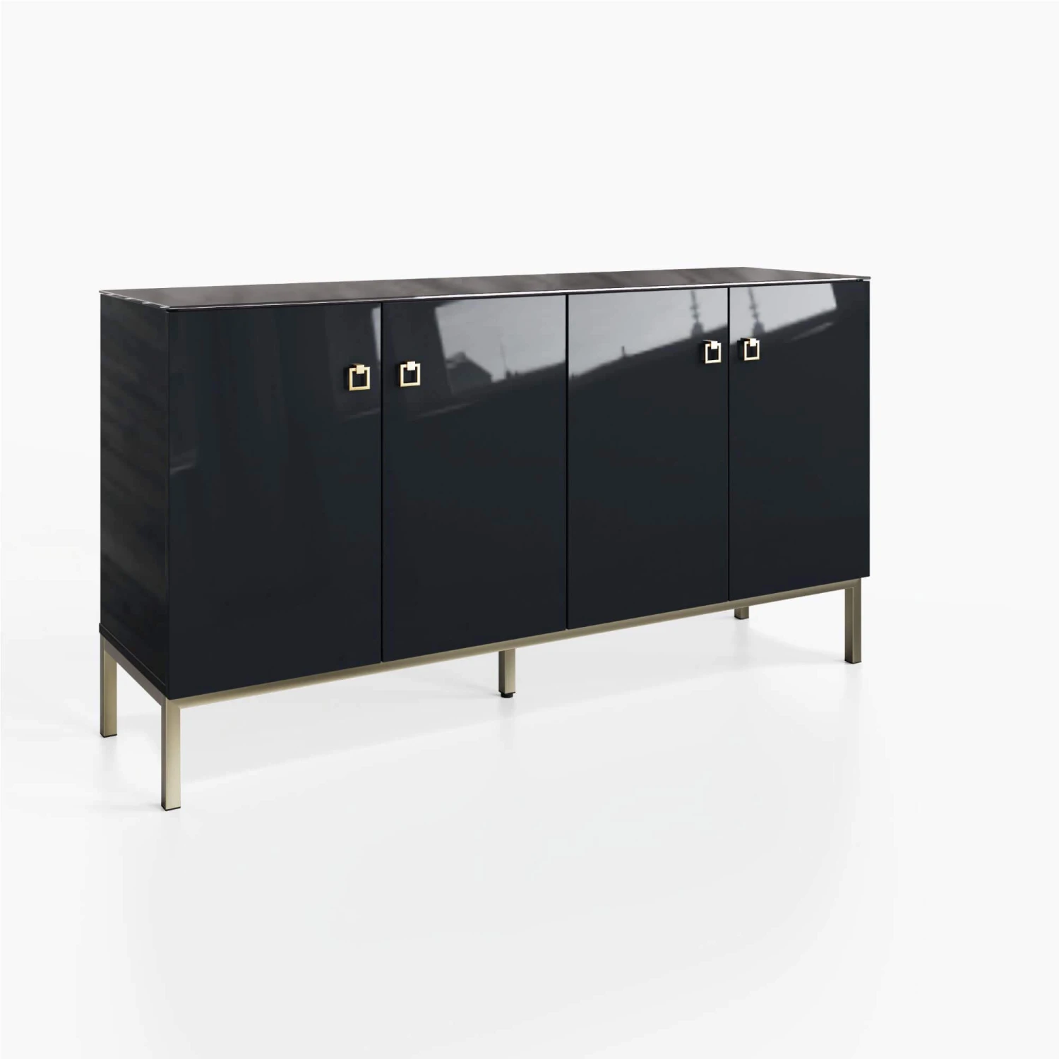 Frank Olsen Lyra Midnight Black Large Sideboard 4 Frank Olsen Lyra Midnight Black Large Sideboard - Image 2
