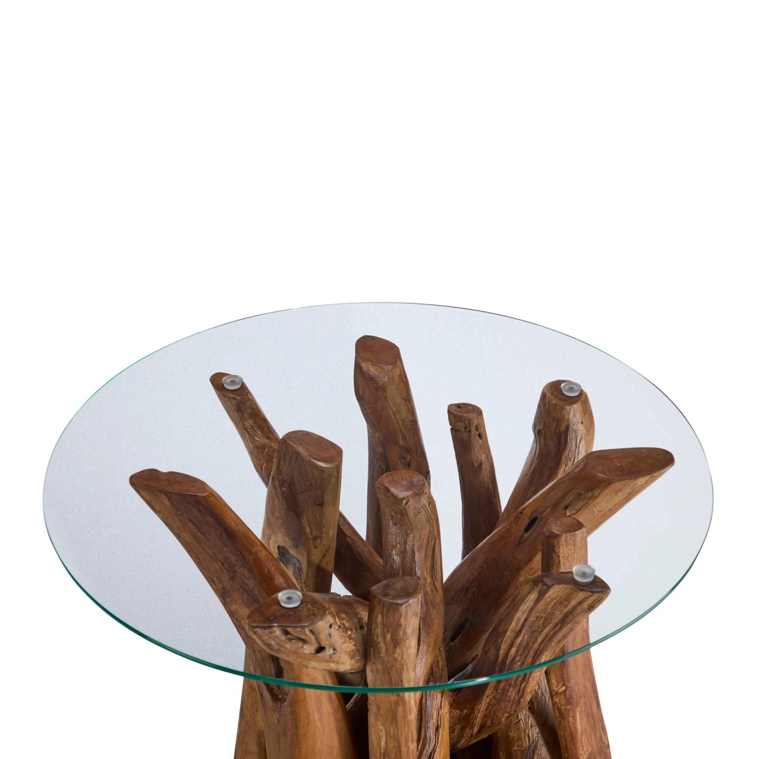 Java Teak 60cm Round Coffee Table 4 Java Teak 60cm Round Coffee Table - Image 2