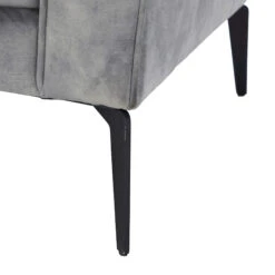 Clarence Steel Grey Fabric Armchair -Housing Units Shop 32176b3fd34f6df177ac5f7e2a4aac66