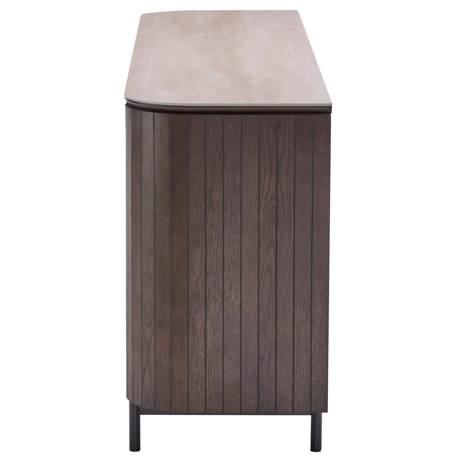 Belfort 180cm Brown Faux Travertine Sideboard 5 Belfort 180cm Brown Faux Travertine Sideboard - Image 3
