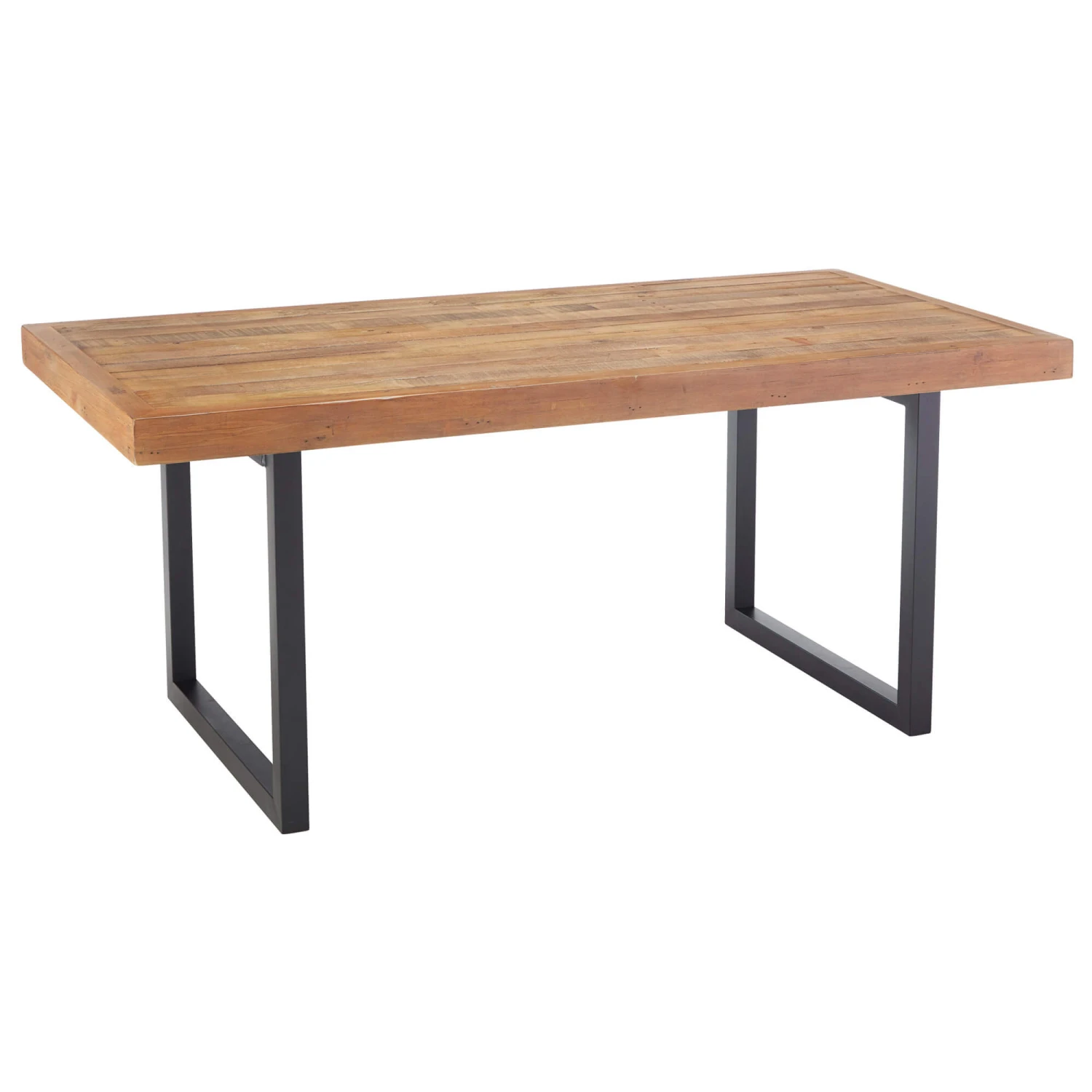 Malmo Reclaimed Timber 180cm Dining Table And 6 Brown Kiara Dining Chairs 4 Malmo Reclaimed Timber 180cm Dining Table And 6 Brown Kiara Dining Chairs - Image 2