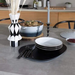 Ingrid Concrete-Effect 220cm Dining Table With Bench & 3 Larvik Black Wishbone Chairs 19 Ingrid Concrete-Effect 220cm Dining Table With Bench & 3 Larvik Black Wishbone Chairs -Housing Units Shop 3302d9b5bcf2351f06db01e2f77e6da3