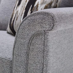 Buxton Grey Fabric Small 2 Seater Sofa -Housing Units Shop 34c007c69039098f7facd8887af9d185