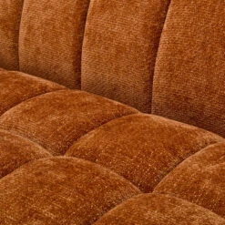 Claudia Rust Orange Fabric 3 Seater Sofa -Housing Units Shop 34fd3588e895e5fb7a4547a812045ab3