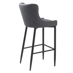 Toby Grey Faux Leather Counter Bar Stool -Housing Units Shop 35cfd1480eec33b55a28264fe090bb97