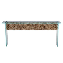 Naturalis Wood And Glass Console Table -Housing Units Shop 35e3f2e006416cc4433c955cfed639ff