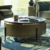 Ivette Round Gold & Black Marble Coffee Table -Housing Units Shop 3655cea5e37b8199520a4dbaeeb088e6