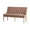 Jacob 160cm Taupe Velvet Button Back Bench -Housing Units Shop 37986d9621410d465692ea050a9e6cbc