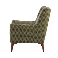 Harrison Olive Green Geometric Patterned Fabric Accent Chair 9 Harrison Olive Green Geometric Patterned Fabric Accent Chair -Housing Units Shop 3a9b3effd3ed43619ce23bcc04c5d4b3