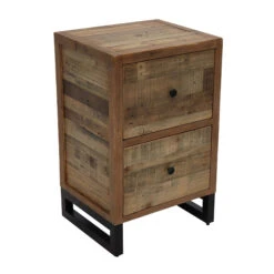Malmo Reclaimed Timber Two Drawer Filing Cabinet -Housing Units Shop 3c7b5bc654627ab1cd0cab8ef386da29