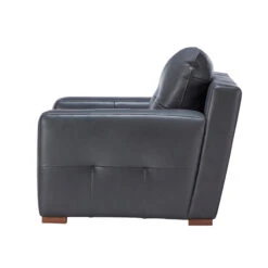 Silvio Charcoal Grey Leather Armchair 13 Silvio Charcoal Grey Leather Armchair -Housing Units Shop 3c8bdacbb40eb9559b9c9e6c2e28ed24 1