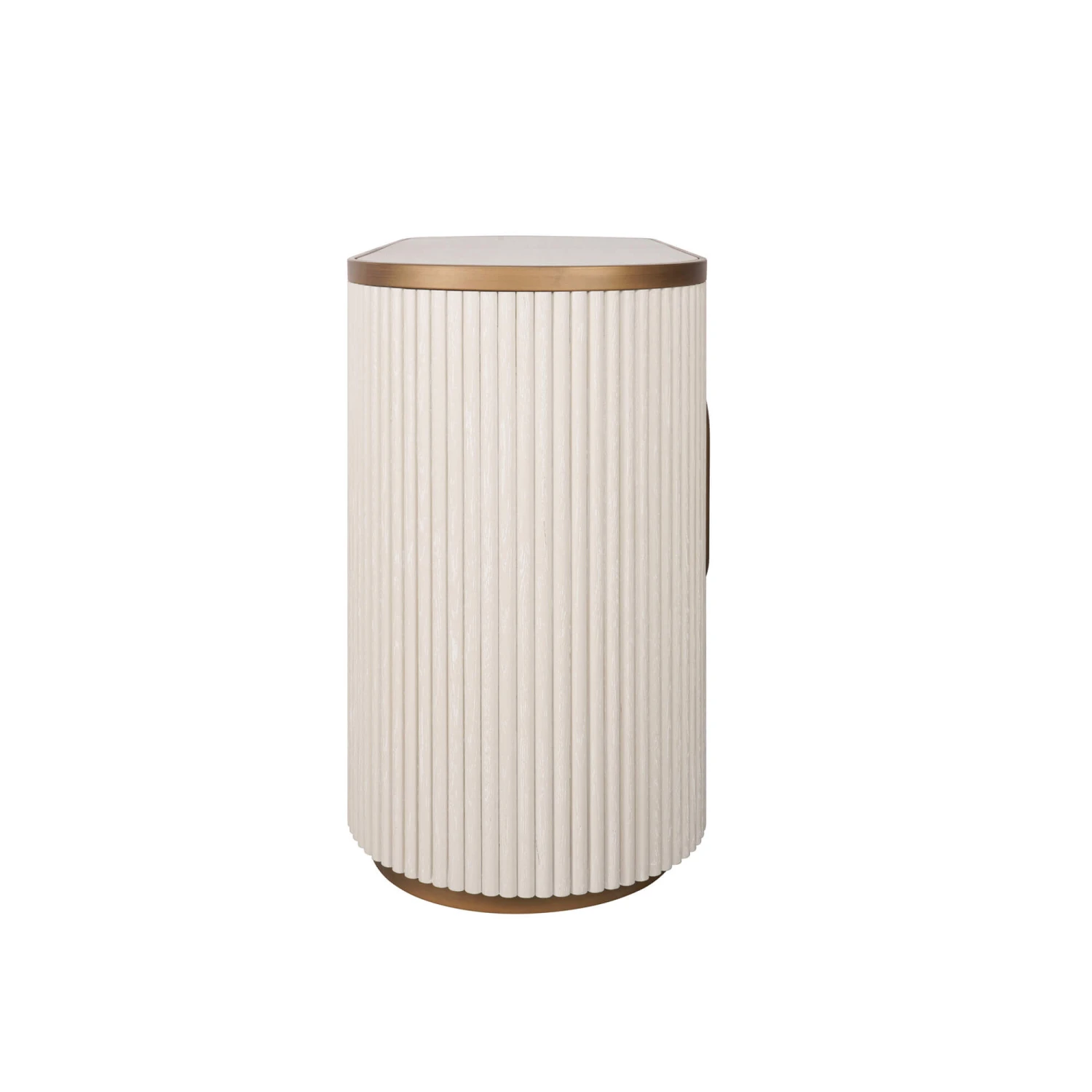 Serenity White Reeded 2 Door Sideboard 8 Serenity White Reeded 2 Door Sideboard - Image 6