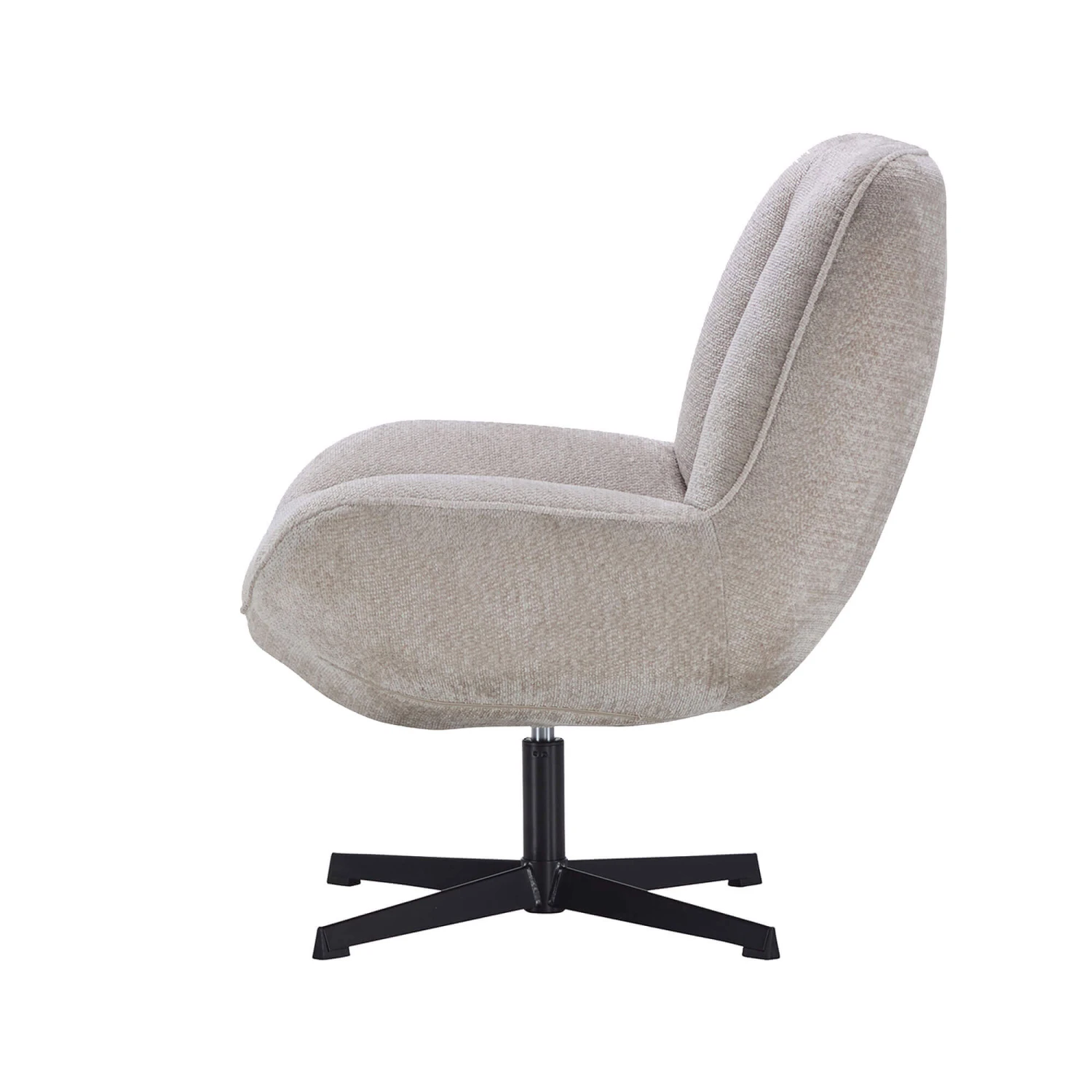 Zara Natural Fabric Accent Swivel Chair 5 Zara Natural Fabric Accent Swivel Chair - Image 3