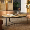Venjakob Linear Round Solid Light Oak Coffee Table -Housing Units Shop 3ec4c6a5245bba53b75845f9d93abed6