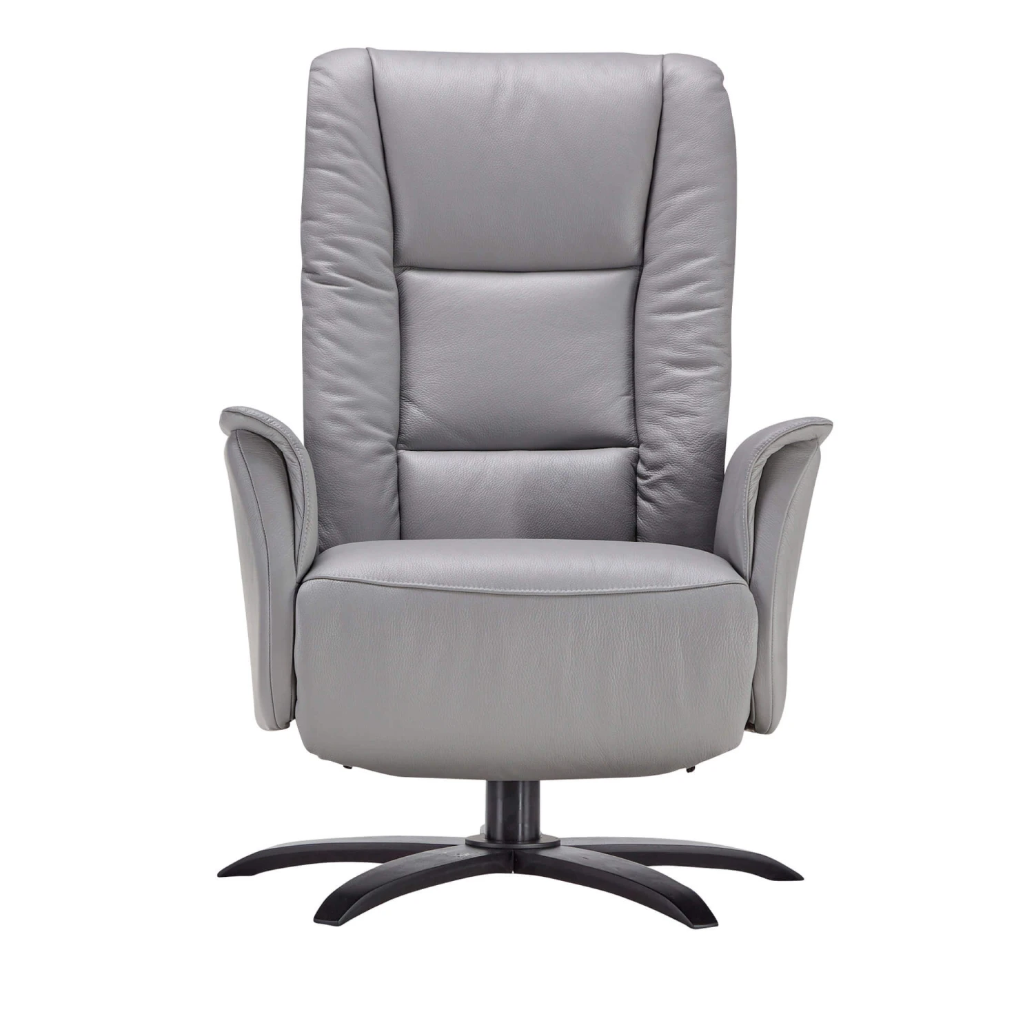 Axbridge Dark Grey Leather Electric Recliner Chair 5 Axbridge Dark Grey Leather Electric Recliner Chair - Image 3