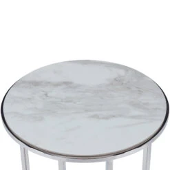 Faro Marble Effect Side Table -Housing Units Shop 4338304f2807bf2b7173d08ade7390cd