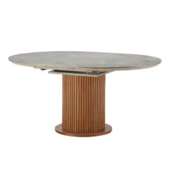 Ariana Round Concrete Effect Top Dining Table -Housing Units Shop 4348d4cdebbe35d59b0210e0933e8ec0