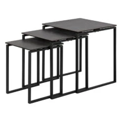 Kalina Black Nest Of Tables