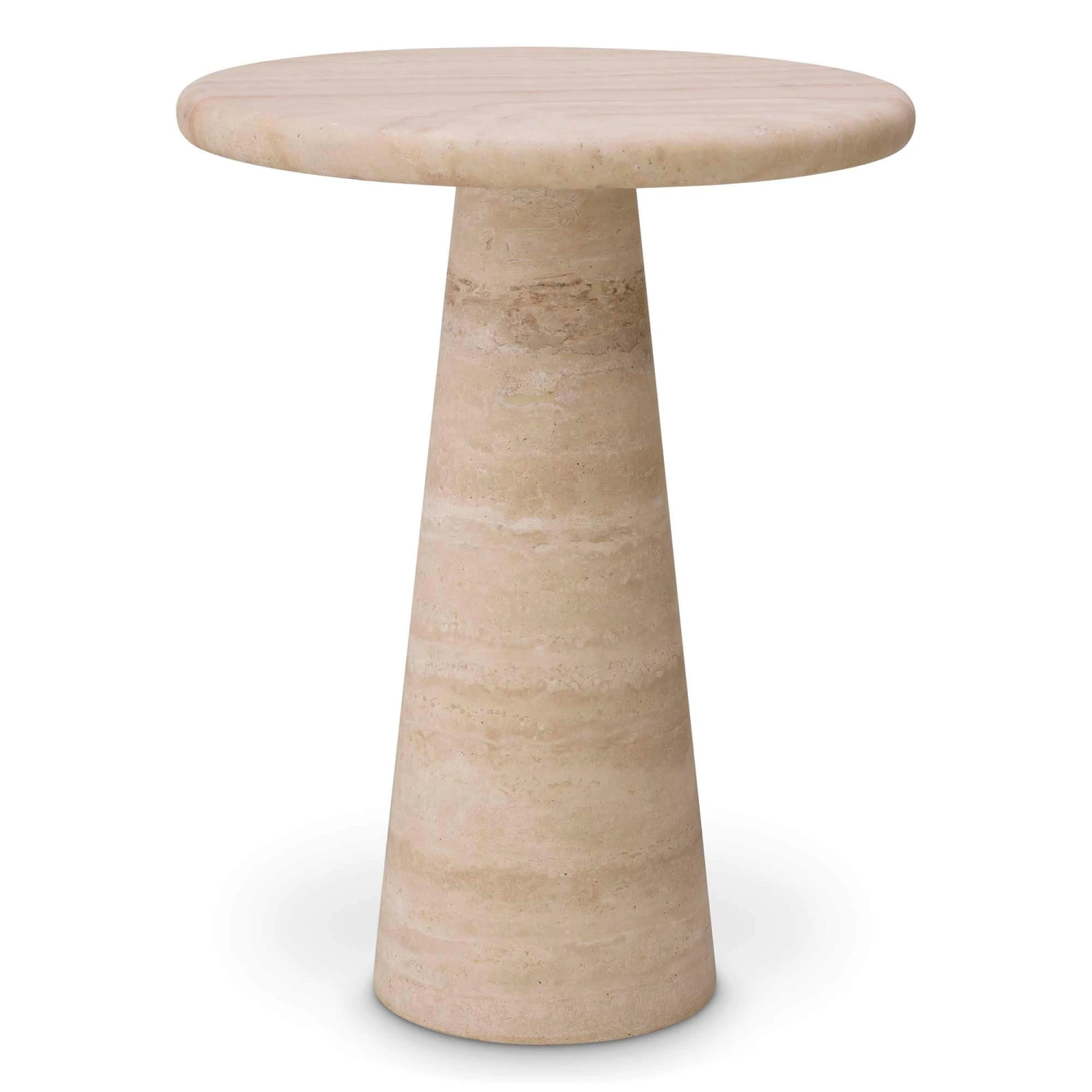 Eichholtz Adriana Large Travertine Side Table 4 Eichholtz Adriana Large Travertine Side Table - Image 2