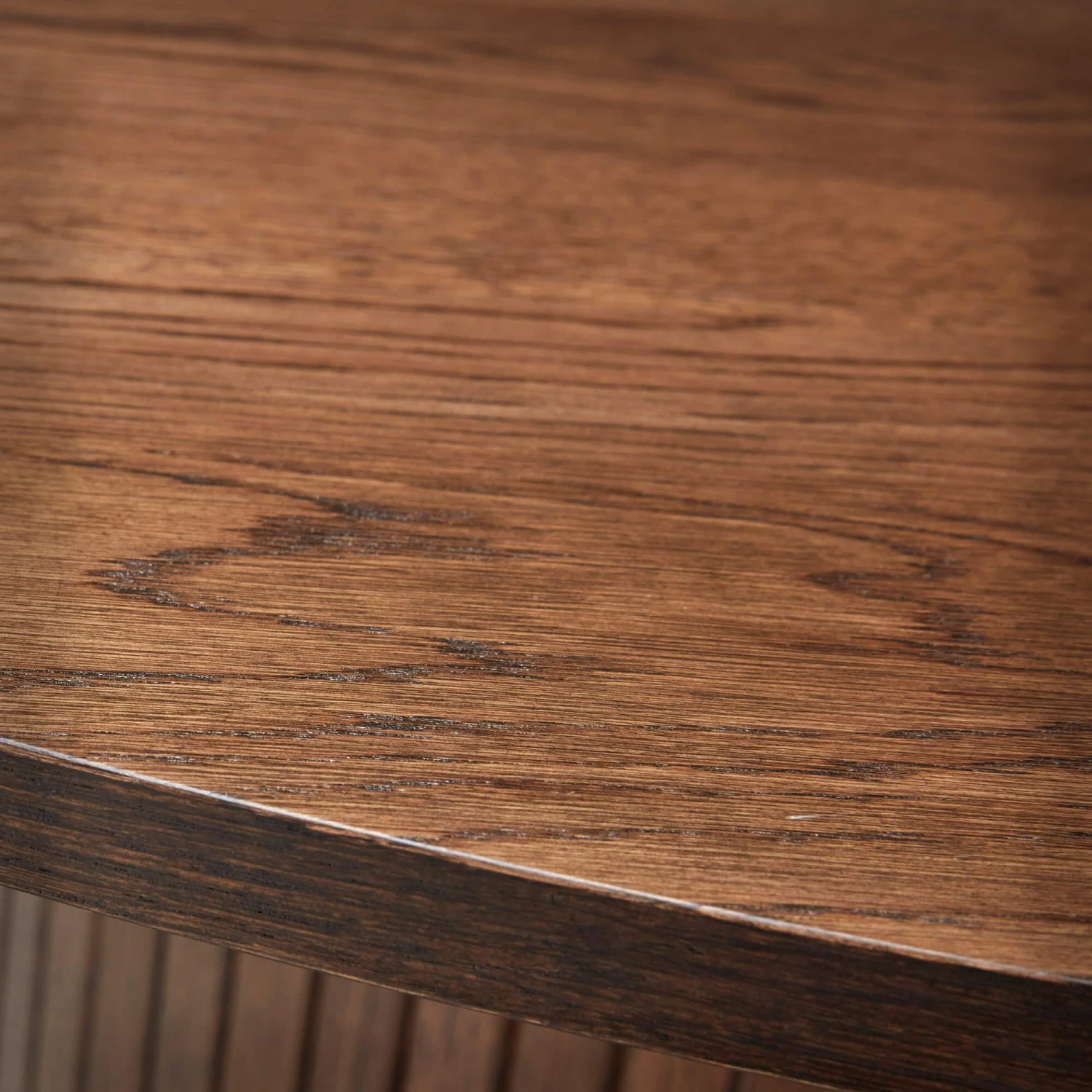 Annika Smoked Oak Slatted 120cm Round Dining Table With 4 Cabley Tumeric Dining Chairs 7 Annika Smoked Oak Slatted 120cm Round Dining Table With 4 Cabley Tumeric Dining Chairs - Image 5