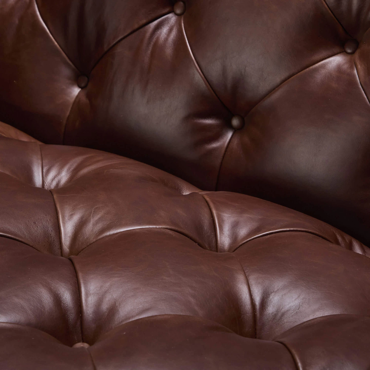 Wentworth Kodak Clove Brown Leather Snuggler Sofa 8 Wentworth Kodak Clove Brown Leather Snuggler Sofa - Image 6