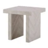 Dune Pale White Herringbone End Table -Housing Units Shop 49ca40f7db598a8c4f44ac5846440075