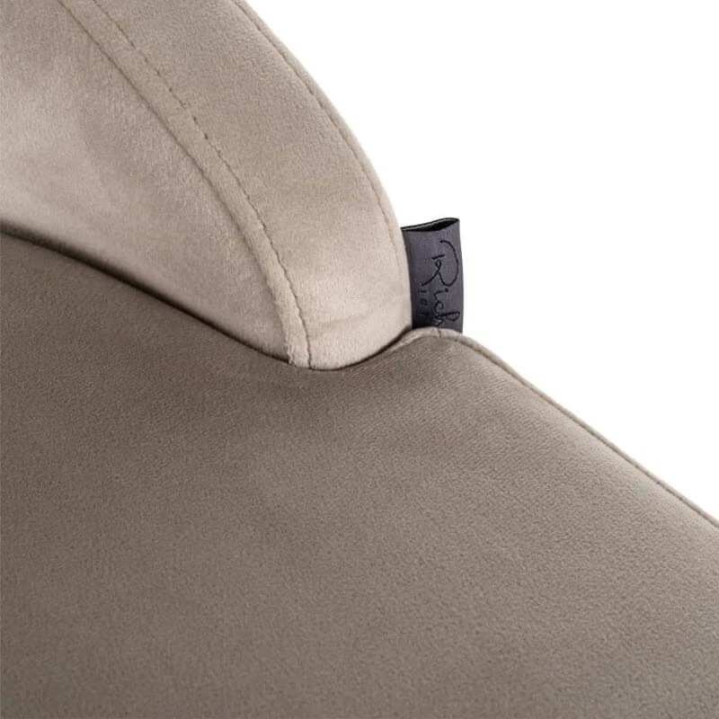 Bamaya Beige Velvet Bar Stool 8 Bamaya Beige Velvet Bar Stool - Image 6