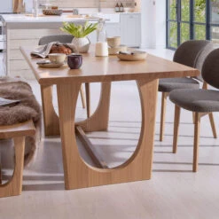 Arden 180cm Natural Oak Dining Table