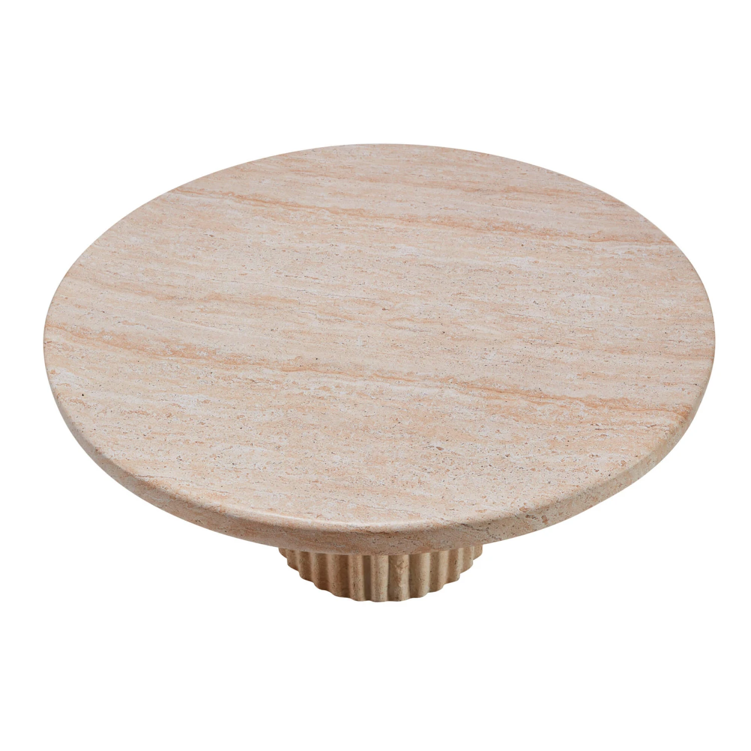 Albana Travertine Effect Coffee Table 4 Albana Travertine Effect Coffee Table - Image 2