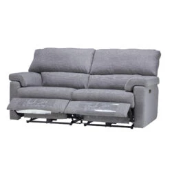 Houston Grey Fabric 3 Seater Power Recliner Sofa -Housing Units Shop 4bab8a301cb26574e23dc4942dd8caf4