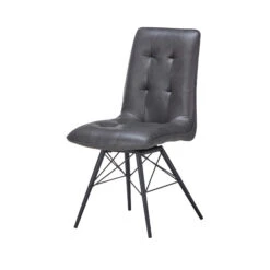 Monteverdi Grey Sintered Stone Dining Table With 4 Ragana Swivel Dining Chairs -Housing Units Shop 4dc26a80822075f22f18d4e14d404181