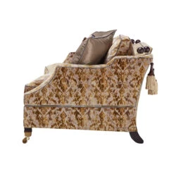 Duresta Hornblower Imperial Gold Fabric 3 Seater Sofa -Housing Units Shop 4ebf26fac960e5a397b7d353949cf281