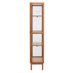 Aarhus Natural Oak Tall Display Cabinet -Housing Units Shop 4fd164ac8fa971c32f5f14a7b7c95d16
